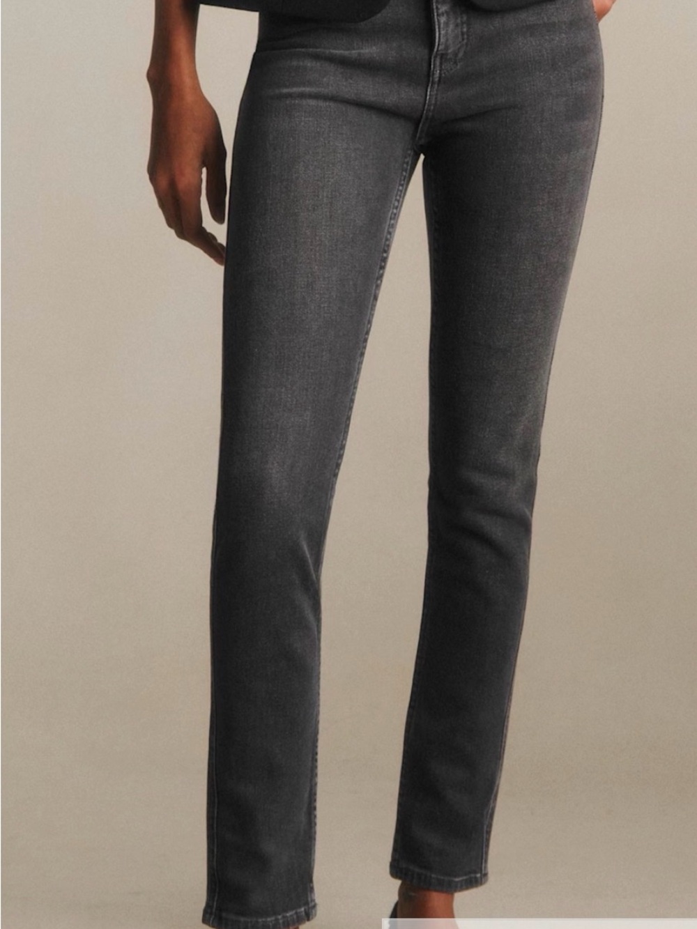 Sézane Slim Parfait Grey Denim